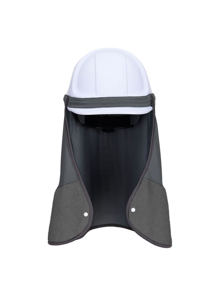 Cooling Helmet Neck Shade, , R, Slate Grey