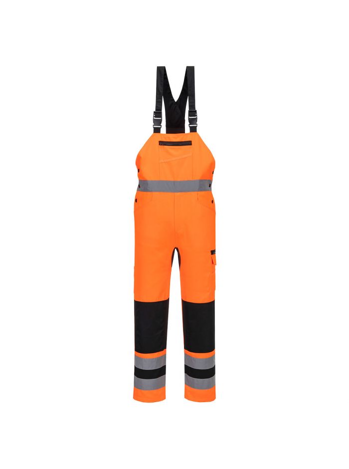 WX2 Eco Hi-Vis Bib & Brace, 4XL, R, Orange/Black