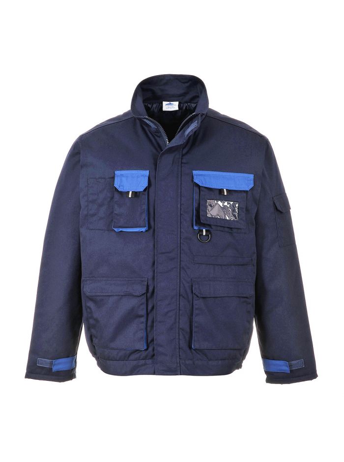 Portwest Texo Contrast Jacket - Lined, M, R, Navy
