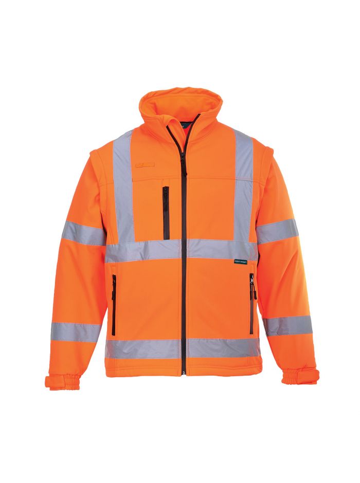 ES1 Essential Hi-Vis Softshell Jacket (2L), 4XL, R, Orange