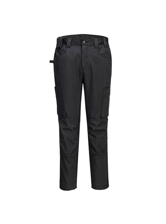 WX2 Eco Softshell Trousers (2L), 28, R, Black