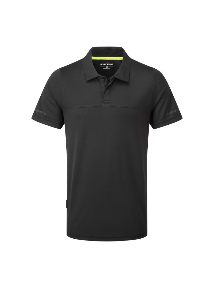 EV4 Lightweight Polo Shirt S/S, 4XL, R, Black