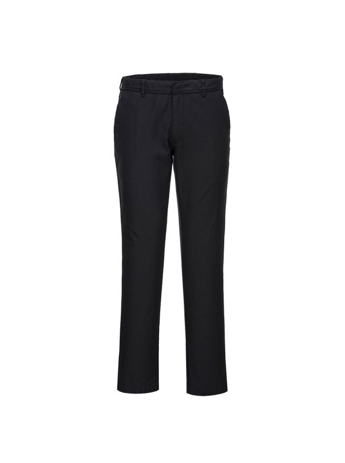 WX2 Eco Stretch Slim Chino Trousers, 28, R, Black