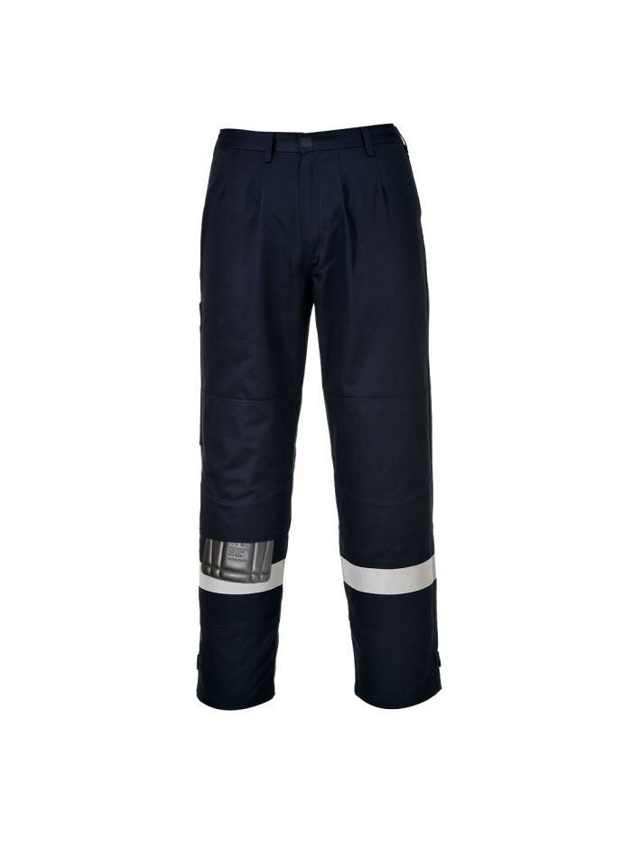 Bizflame Work FR Women's Trousers, L, R, Navy
