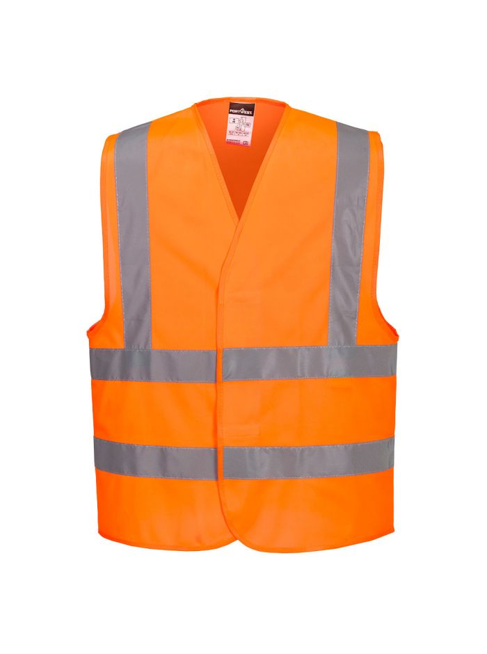 ES1 Essential Hi-Vis Band and Brace Vest, 4XL, R, Orange