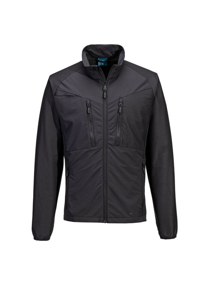 DX4 Zip Lightweight Mid Layer, L, R, All Black