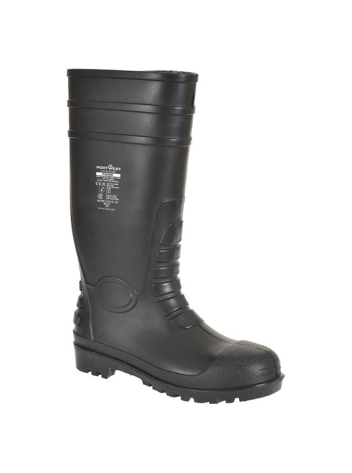 Steel PVC Wellington S5 FO , 36, R, Black