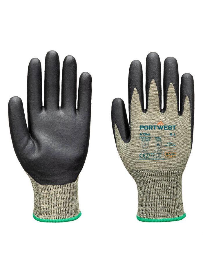 Arc Grip 18C Level 1 Glove, L, R, Green/Black