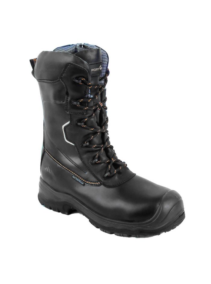 Composite Leather Traction Boot 10" S7L HRO CI FO , 38, R, Black