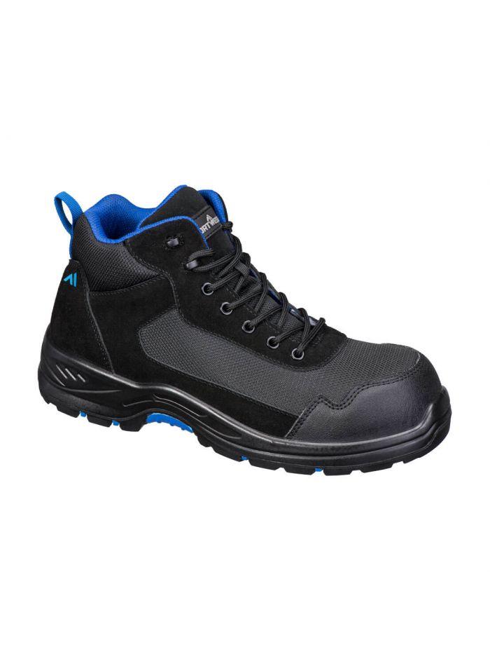 Composite Textile Suede Mid Boot S3L HRO SR FO, 37, B, Black/Blue