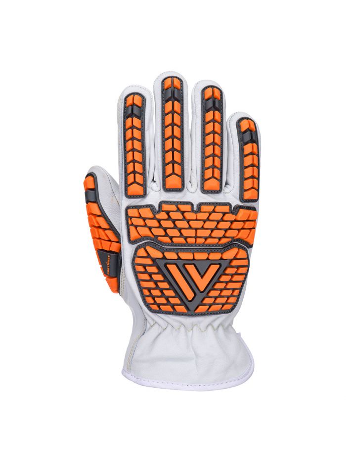 Goat Leather Impact Cut Glove A6, L, R, White