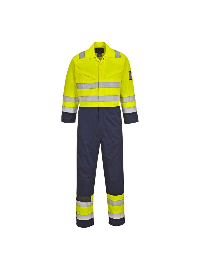 Portwest Hi-Vis Modaflame Coverall | Polycopy Workwear