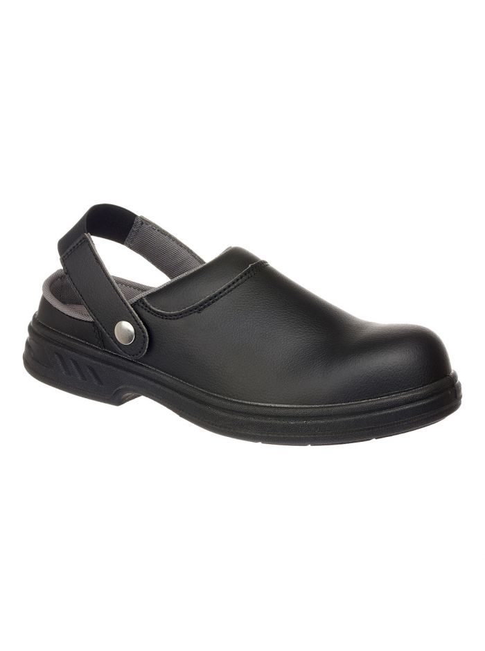 Steelite Safety Clog SB FO SR WPA E A, 34, R, Black