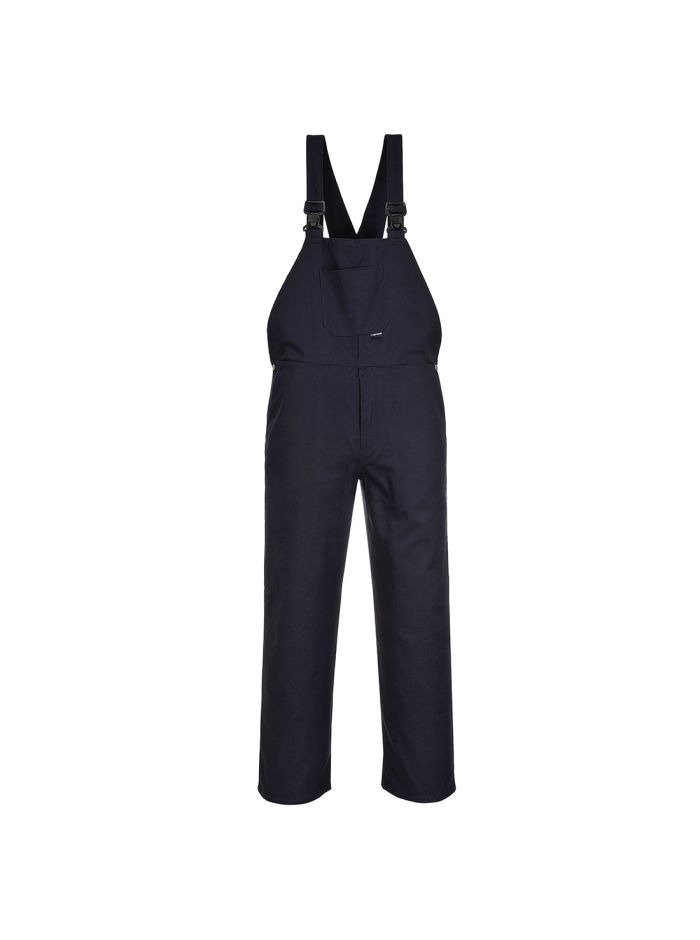 Cotton Bib and Brace, L, R, Navy