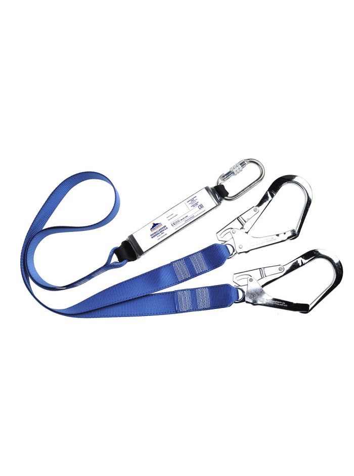 Portwest Double Webbing 1.8m Lanyard With Shock Absorber | Polycopy ...