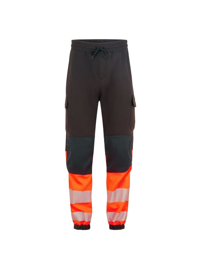 PW3 Modaflame HVO Class 1 FR Jogger, L, , Black/Orange