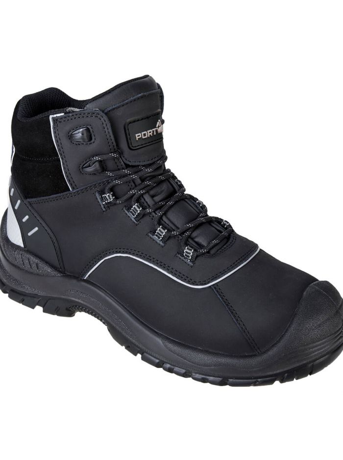 Composite Action Leather Ankle Boot S3L FO SR, 39, R, Black