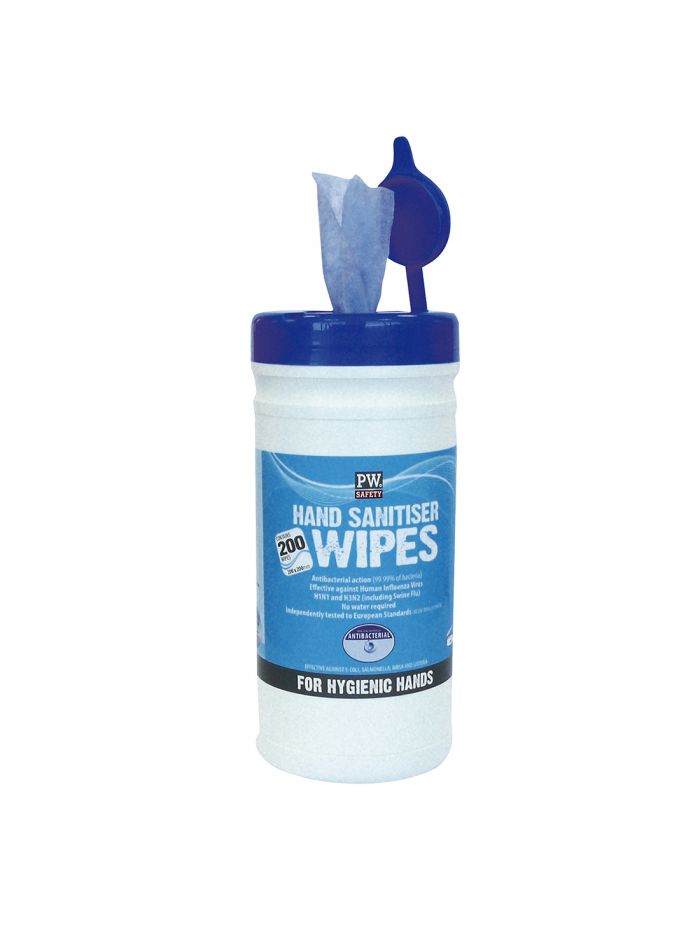 Hand Sanitiser Wipes (200 Wipes), , , Blue