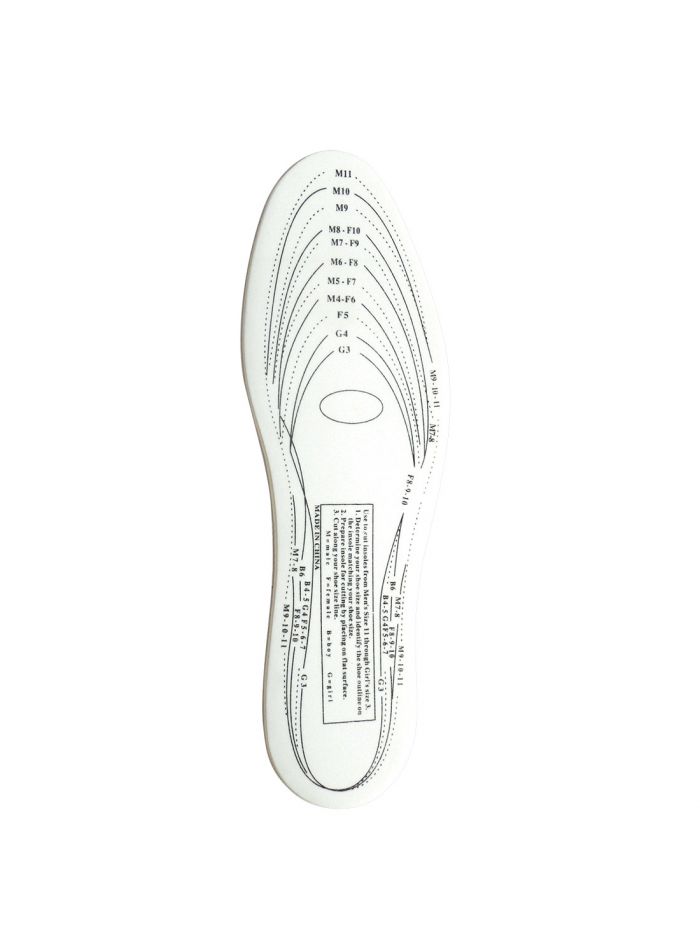 Memory Foam Insole, , R, White