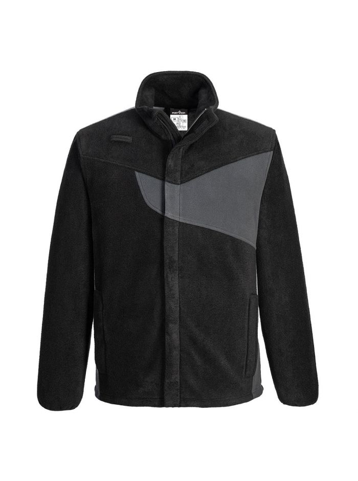 PW2 Fleece, L, R, Black/Zoom Grey