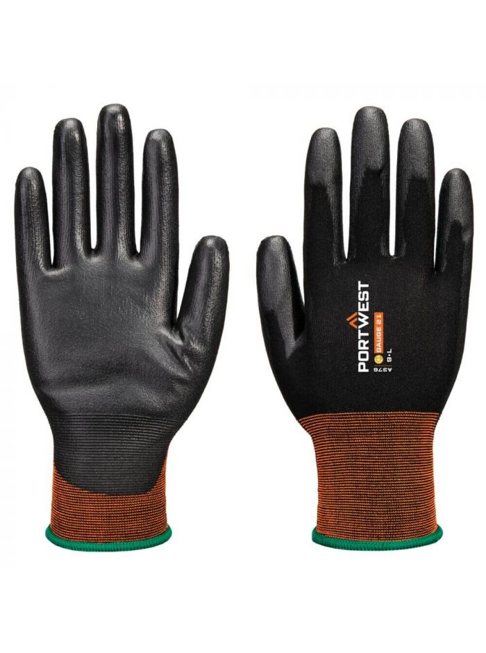 GP Grip 21 PU Glove, L, R, Black