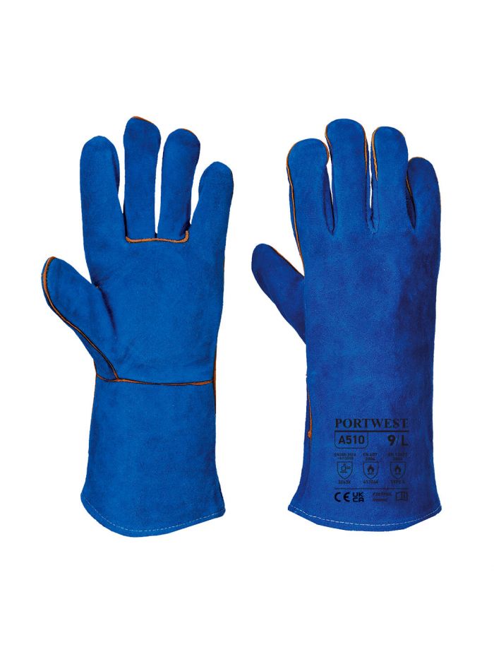 Welders Gauntlet, M, U, Blue