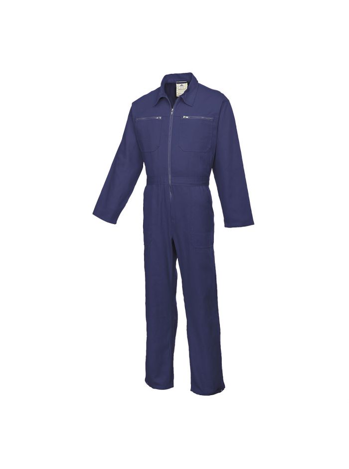 Cotton Boilersuit, L, R, Navy