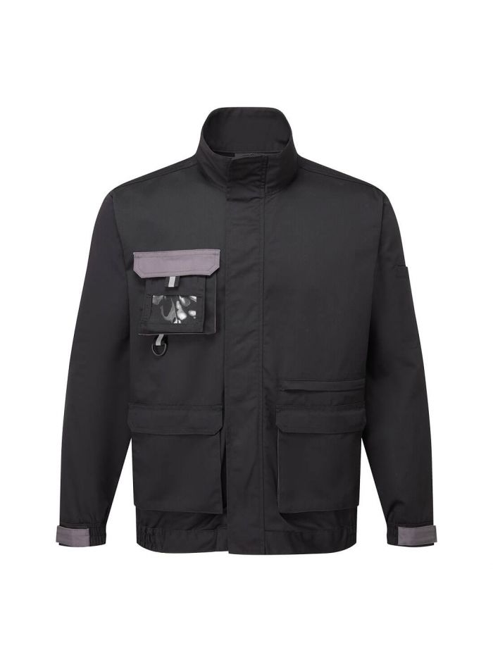 Portwest Texo Contrast Jacket, S, R, Black