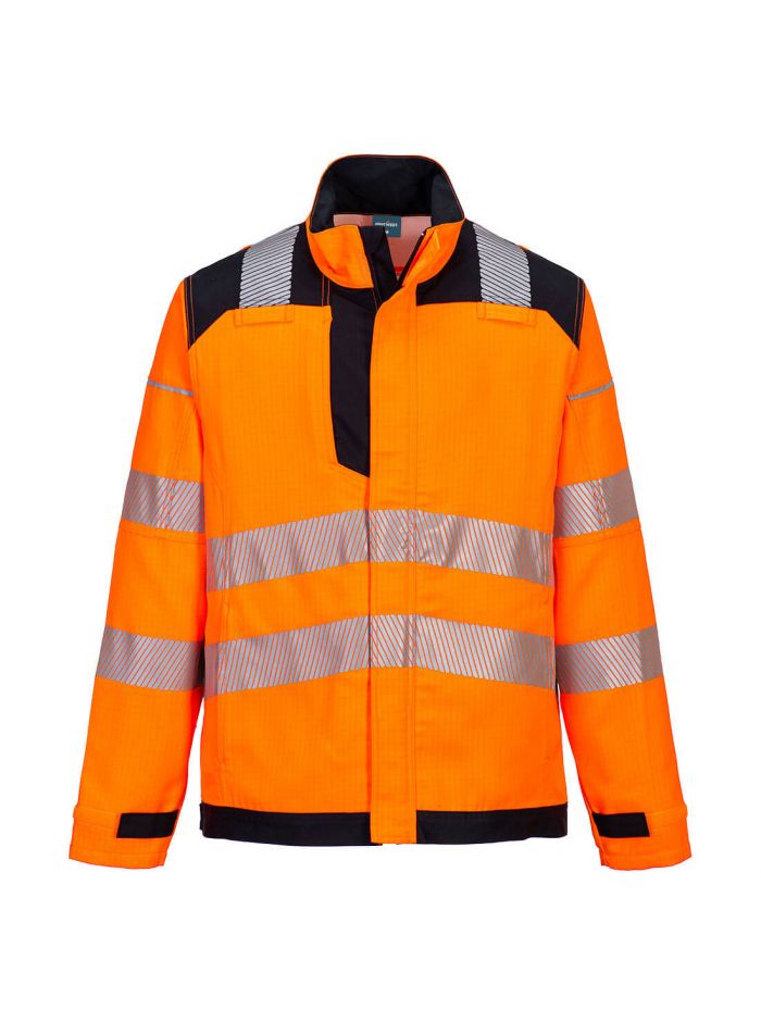 PW3 FR Modaflame HVO Work Jacket , L, R, Orange/Black