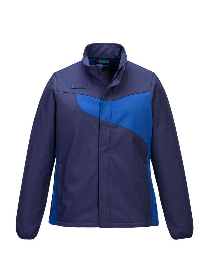 PW2 Women's Softshell (2L), L, R, Navy/Royal