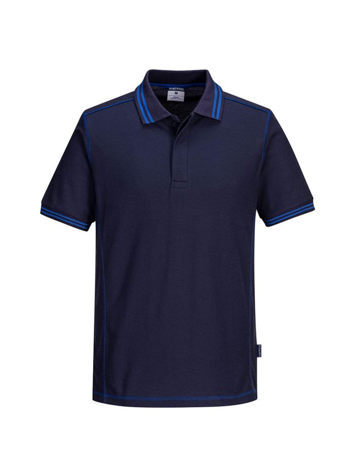 Essential Two Tone Polo Shirt, XL, R, Navy/Royal