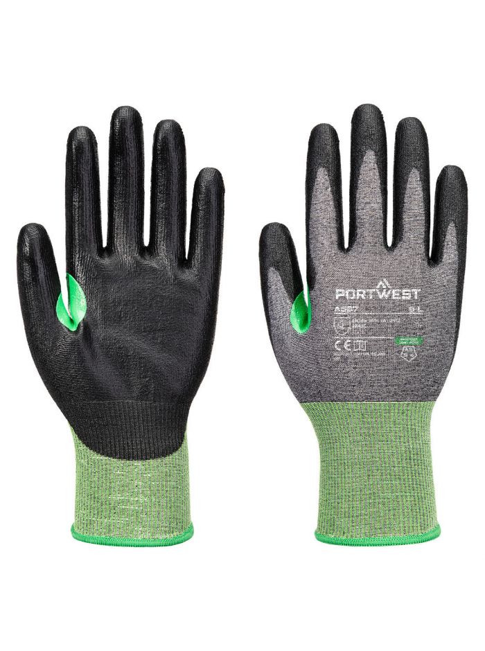 CS Cut C18 PU Glove, L, R, Grey/Black