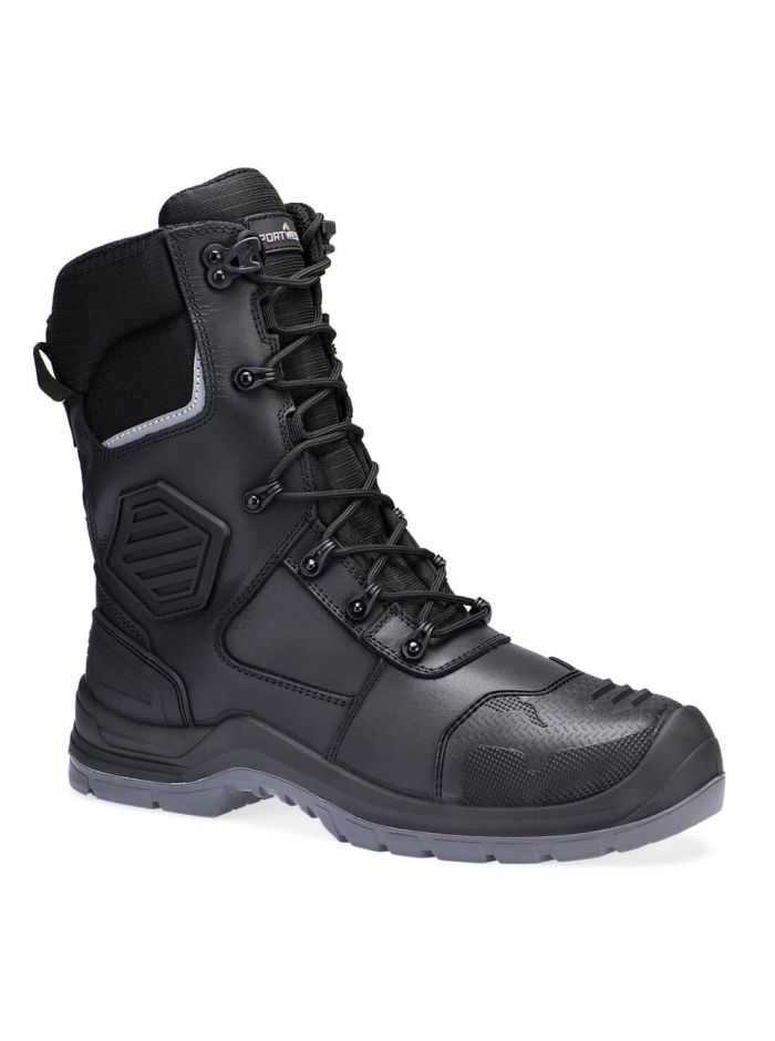 Composite Leather High Boot S7L HRO M CI LG SC AN SR FO, 36, R, Black